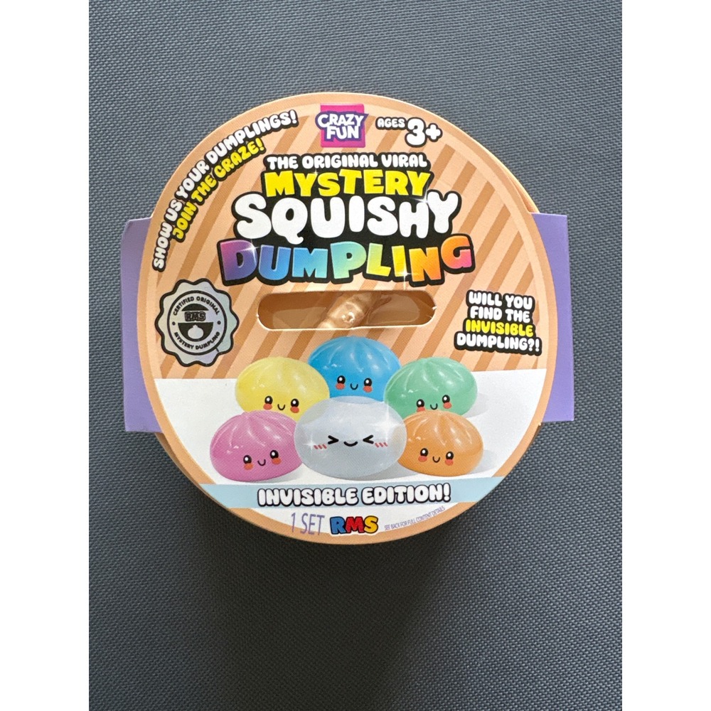 Crazy Fun Mystery Squishy Dumpling Invisible Edition Viral Toy RMS New